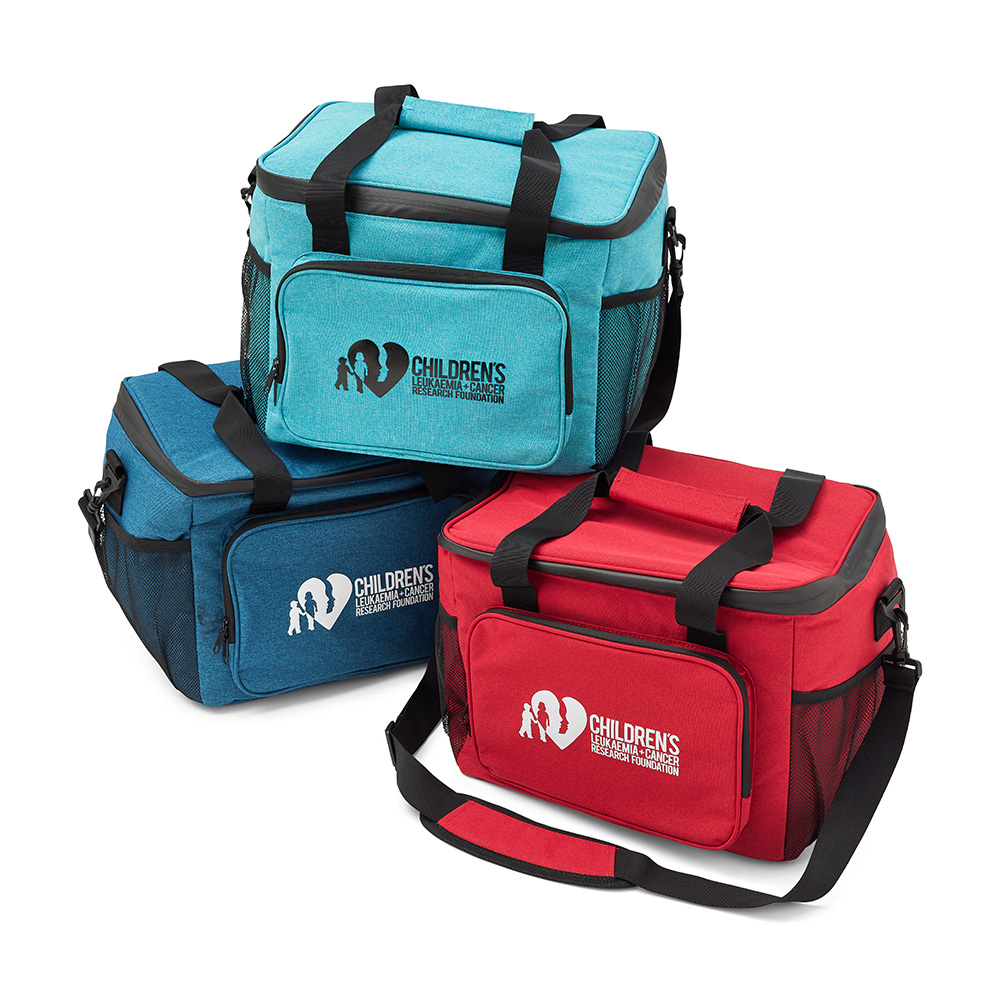 eski bags in teal, blue and red
